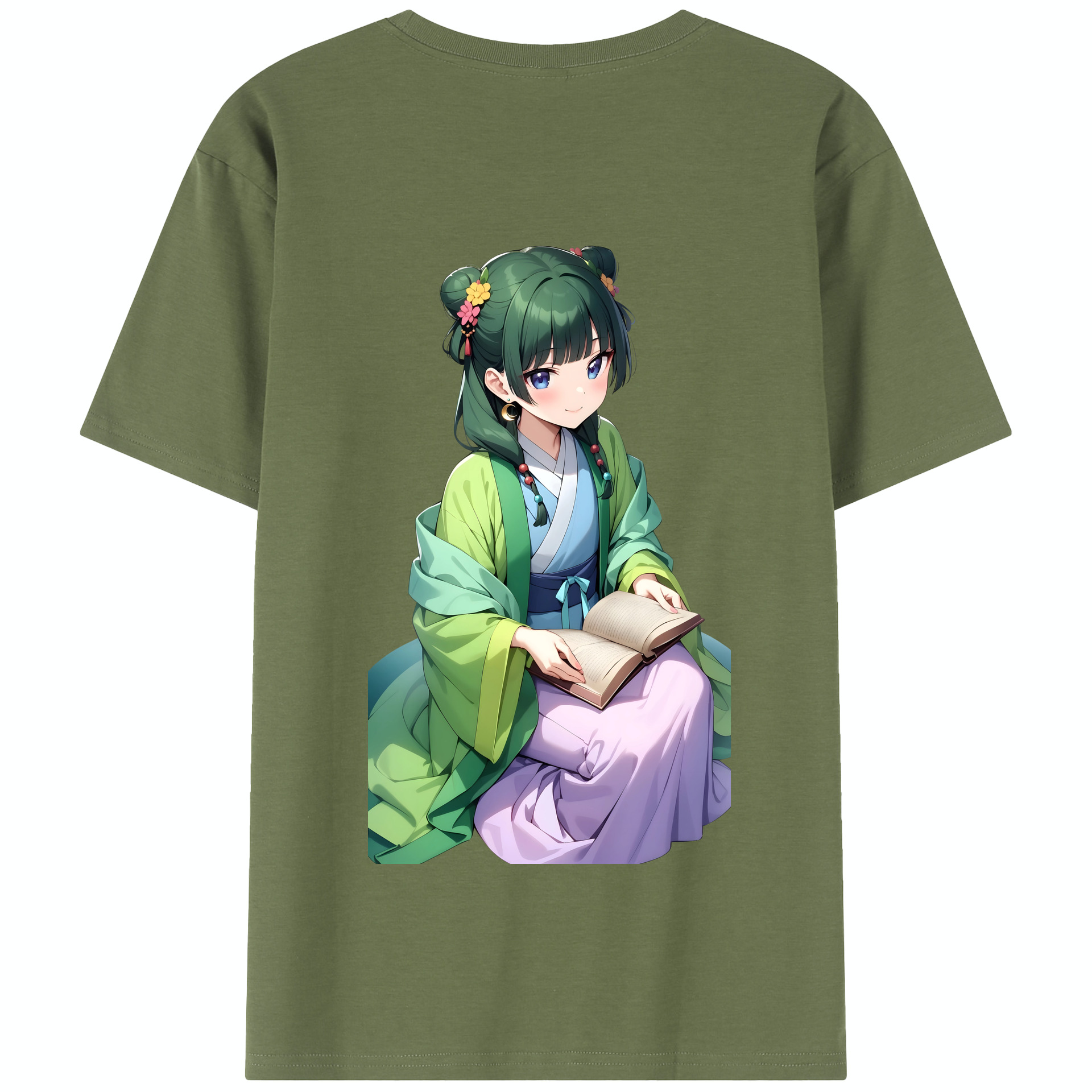 （画像用） 薬屋のひとりごと The Apothecary Diaries 綿100％半袖Tシャツ（背面プリント）
